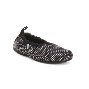 J.W. ANDERSON Blue Jean Suede Stud Embellished Ballet Flats